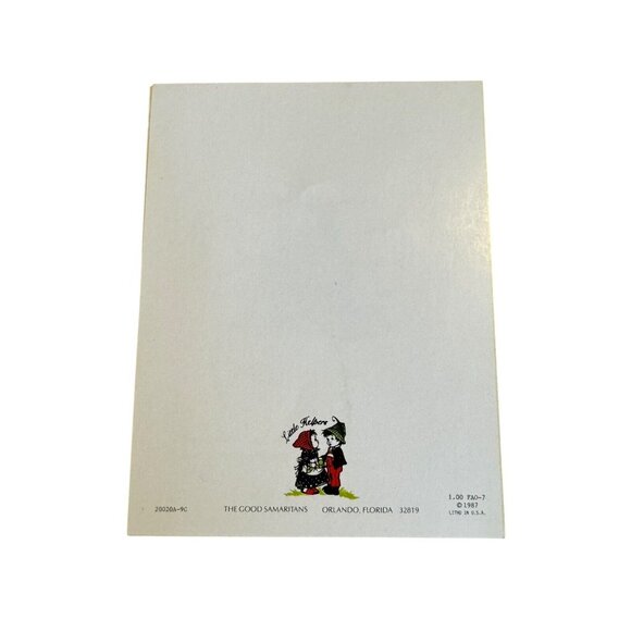 Little Children Greeting Card 1987 with Christian Bible Verses VTG Hummel‎ Style - Picture 3 of 9